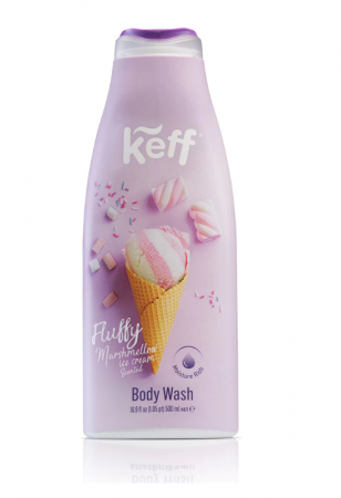 Geluri de dus - Gel de dus Keff Marshmallow, 500 ml
