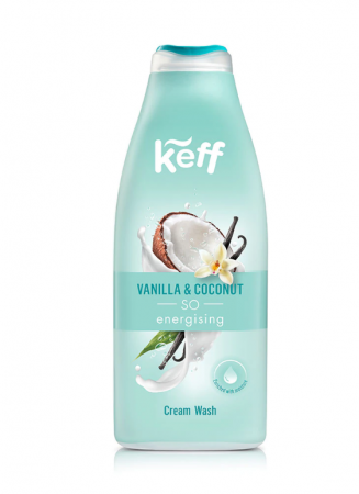 Geluri de dus - Gel de dus Keff Vanilla Coconut, 500 ml