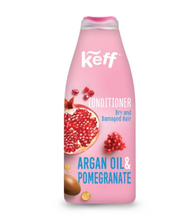 Balsam de par - Balsam, Keff, Rodie & Ulei de Argan, pentru par uscat, 500 ml