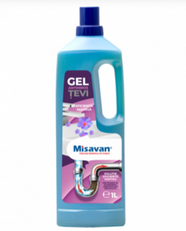 Solutii desfundat tevi - Gel anti-miros tevi Misavan 1l, 30907