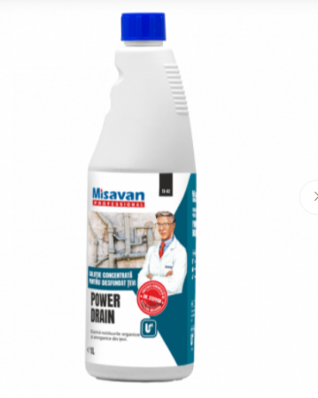Solutii desfundat tevi - Solutie profesionala pentru desfundarea tevilor, Misavan, Dr.Stephan Power Drain 1L - 90013010