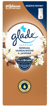 Curatenie - Glade rezervă pentru aparat electric touch&fresh cu aromă Sandalwood, 10 g