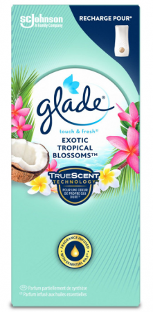 Curatenie - Glade rezervă pentru aparat electric touch&fresh cu aromă Tropical Blossoms, 10 g