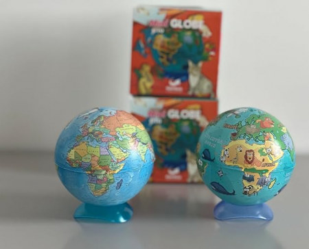 Glob Pământesc cu Tematică Animalieră și Ascuțitoare Integrată 10 cm [2]