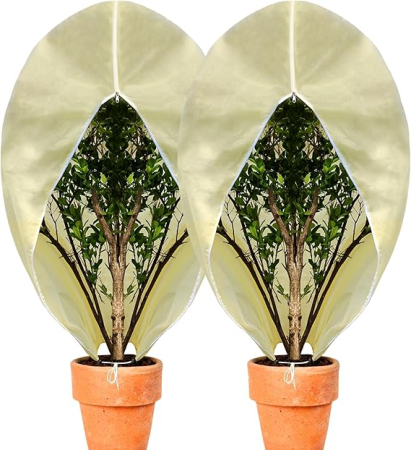 Bricolaj - Husă iarnă Ujaxjaxi pentru plante în ghiveci, 200x240 cm, protecție împotriva înghețului, reutilizabilă, XL/XXL