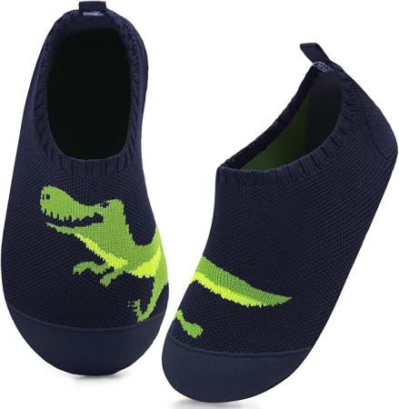 Incaltaminte - Incaltaminte copii “Barefoot” Dino – Interior, Confortabili, Antiderapanți