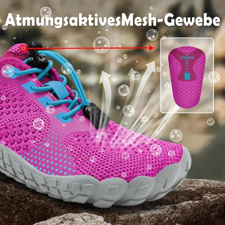 Incaltaminte, talpă flexibilă non-alunecare, respirabilă, quick-dry, boxă largă pentru degete – copii (Băieți/Fete) [4]