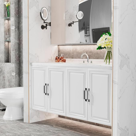 Maner usa glisanta SANKEYTEW, solid din otel, pentru barn door / usi glisante, negru [2]