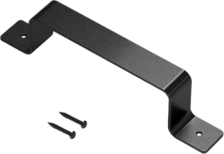 Maner usa glisanta SANKEYTEW, otel solid, finisaj negru, stil industrial [5]