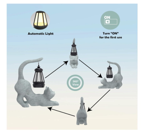 Felinar de exterior mikilov – Lanternă decorativă pentru grădină, verandă sau conservator, lampă ambientală [3]