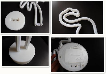 Lampă LED 3D „Iluzie Optică” Palmier, schimbare 7–16 culori, comandă tactilă + telecomandă, [2]