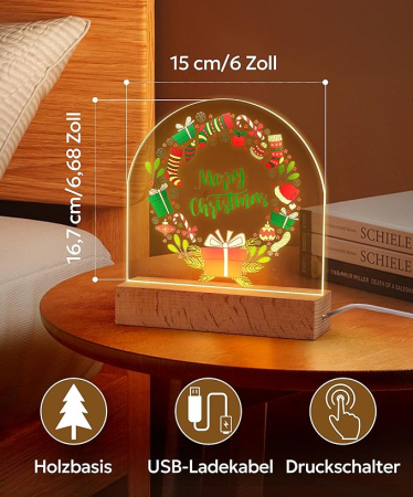 Lampa de veghe Faithorse pentru copii, cadou bebelusi, lampă individuala pentru noptiera, fetite si baieti [2]