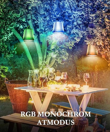 Lampa de masa wireless Faithorse, LED reglabil, reincarcabila, IP54 impermeabila, 3 moduri de culoare, pentru dormitor [4]