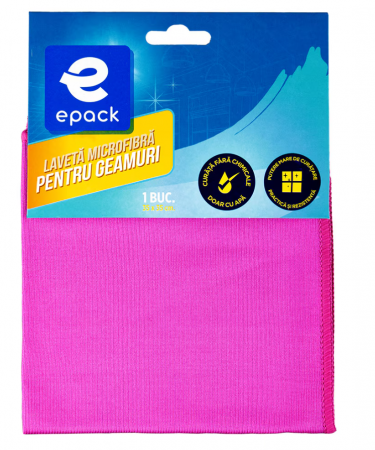 Laveta Microfibra Geam Epack, 1 Buc [5]
