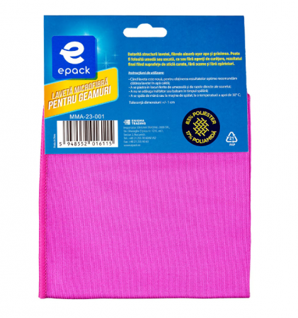 Laveta Microfibra Geam Epack, 1 Buc [7]