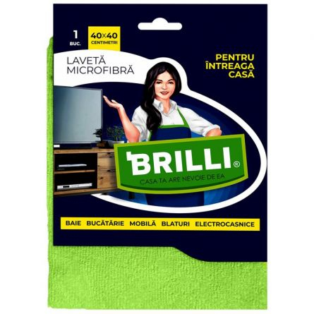 Laveta microfibra intreaga casa Brilli, 40X40cm, 90038921 [2]