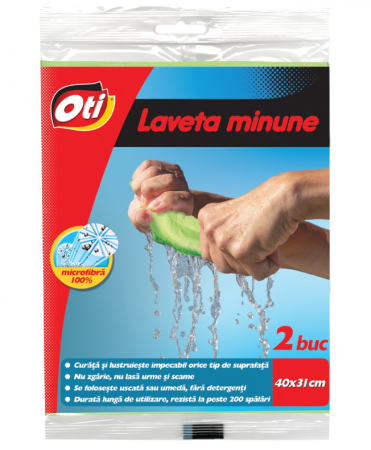 Bureti si Lavete - Laveta minune OTI, 2 buc/set