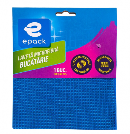 Bureti si Lavete - Laveta Microfibra Bucatarie Epack, 1 Buc