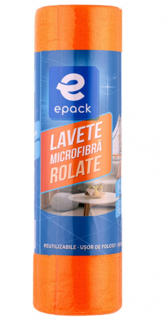 Curatenie - Set 30 buc lavete microfibra rulate, Epack