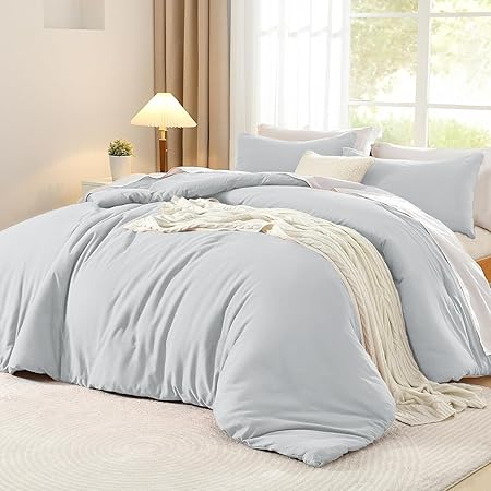Lichidare Stoc - Husa pilota, Renforce 200x220 cm, gri, cu 2 fete de perna 80x80 cm, inchidere cu fermoar