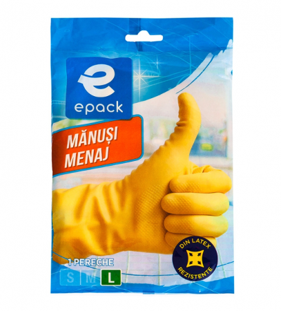 Curatenie - Manusi Menaj L Epack, 1 Pereche