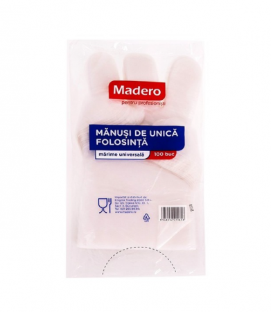 Bureti si Lavete - Mănuși de unică folosință (HDPE)