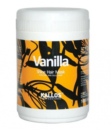 Tratamente si masca de par - Tratament pentru stralucirea parului uscat si mat, cu aroma de vanilie Kallos 1000 ml