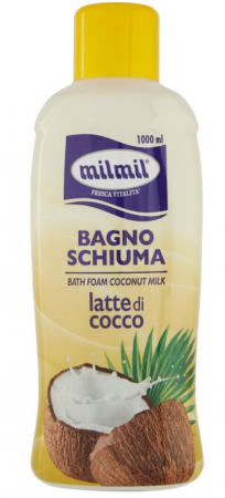 Spumant si Sare de baie - MIL MIL Spumant baie COCOS 1L