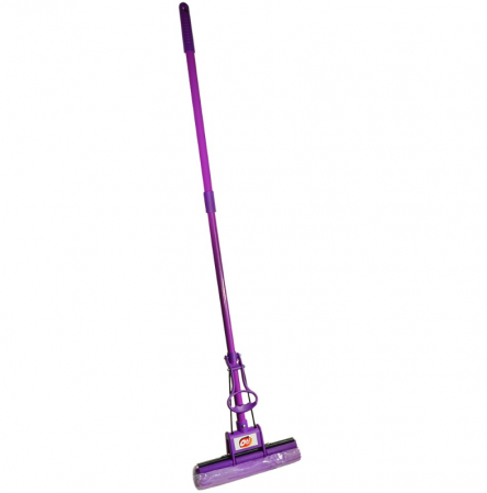 Mop din PVA OTI cu coada telescopica, 110 cm, Mov [1]