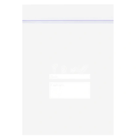 Pungi alimentare plastic cu ziplock, 260x300 mm, SAFIR L, 10 buc/set, 012971 [1]