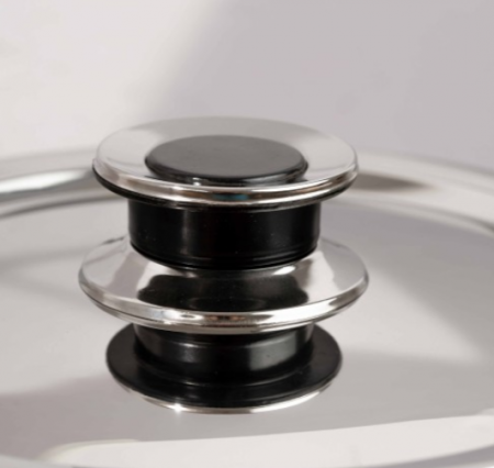 Oala pentru lapte, 4 litri, otel inoxidabil, capac inox, Rosberg, inclusiv inductie [5]