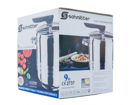 Oala sub presiune Schmitter, Inox, 9L [3]