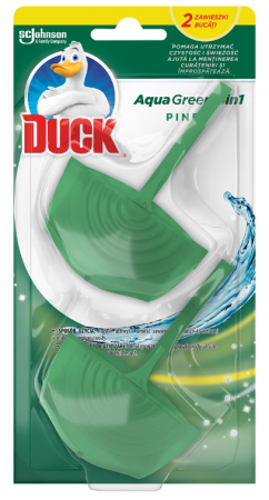 Odorizant toaleta - Odorizant toaleta Duck 4 in 1 Aqua Green, 2 buc