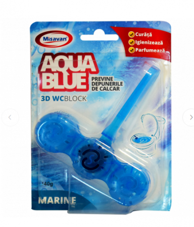 Odorizant toaleta - Odorizant Toaleta Misavan Aqua Blue 3D, 40g - 30846
