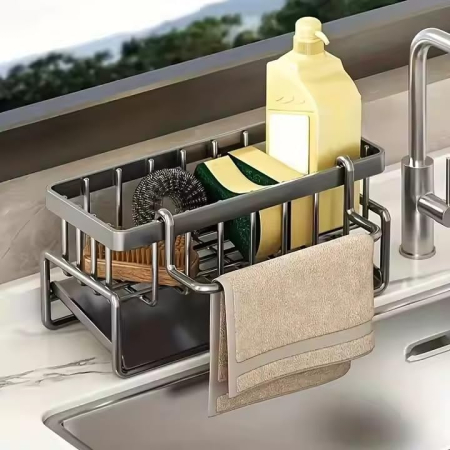 Organizator pentru Chiuvetă de Bucătărie cu Ventuze [1]