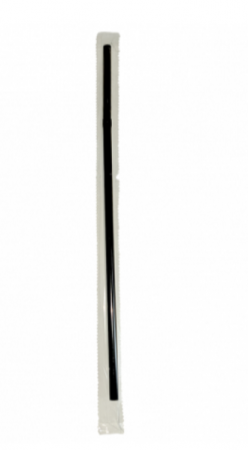Paie si decoratiuni cocktail - Paie reutilizabile ambalate individual flexibile, negre, 240*5mm, 1000 buc/set, 90033438