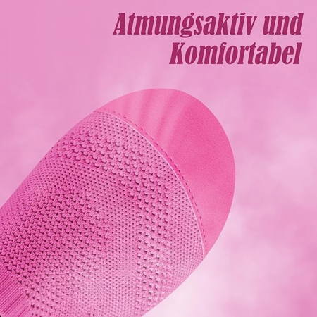 Papuci de casa Kyopp barfussschuhe – respirabili, usoari, antiderapanti, Roz [4]