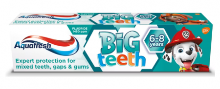 Pasta de dinti - Pasta de dinti Aquafresh Big Teeth, 50ml