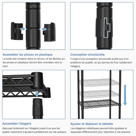 Raft Depozitare Multifuncțional Salvaspazio pentru Mașina de Spălat – Suport Depozitare Metal Stabil – Organizator Baie & Spălătorie – Raft deasupra Lavatrice [2]