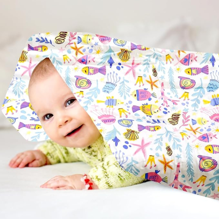 Paturi si cuverturi - Paturica Bebe ComfortAce 100x130 cm Roz, 100% Bumbac, Design Moale si Confortabil