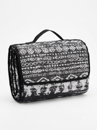 Textile & Decoratiuni - Patura picnic 145x200 cm impermeabila, anti nisip, pliabila cu maner, pentru plaja, camping, parc, 4-6 persoane