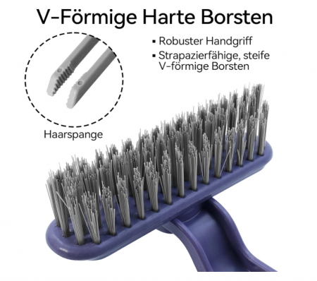 Set 3 perii colțuri YN‑J012 – peri rigizi PP, mâner ergonomic, ideală pentru rosturi și băi [2]