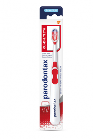 Periute de dinti - Periuta de dinti Gums & Teeth, Extra Soft Parodontax, 1 bucata, Gsk