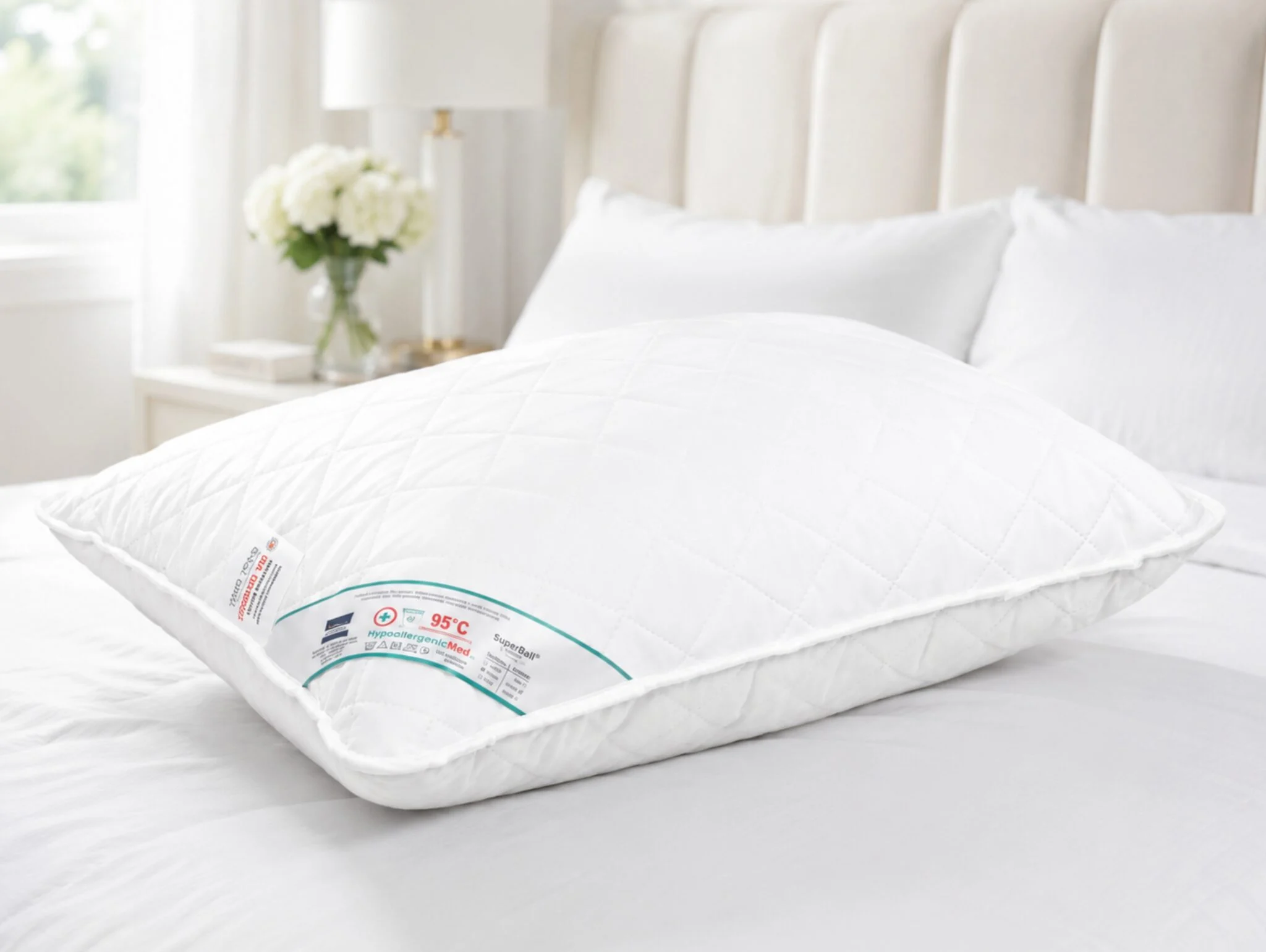 Perna Somnart HypoallergenicMed, lavabila la 95°C – 50 x 70 cm [1]