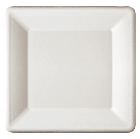 Farfurii patrate unica folosinta biodegradabile cf standard EN13432, 25 cm, 20 buc./set [1]