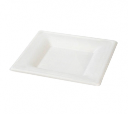 Farfurii patrate unica folosinta biodegradabile cf standard EN13432, 25 cm, 20 buc./set [0]