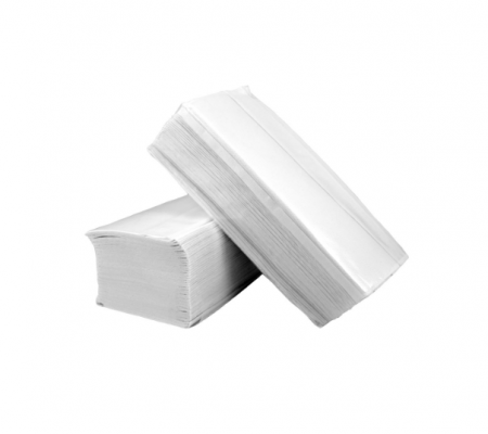 Consumabile de hartie - Prosoape hartie pliate V, Standard, alb, 2 straturi, 20 seturi/ pachet, 150 foi - 16204