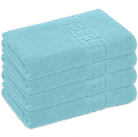 Prosop de baie 50x90 cm, bumbac, densitate 500 g/mp, Bleu [0]