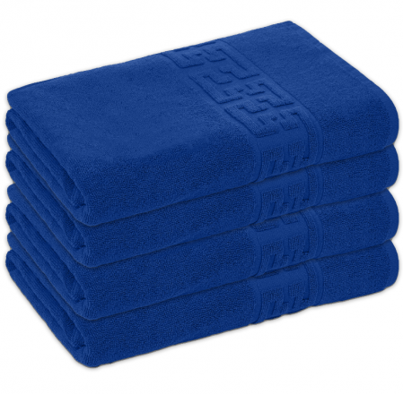 Textile & Decoratiuni - Prosop de baie 50x90 cm, bumbac, densitate 500 g/mp, Bleumarin