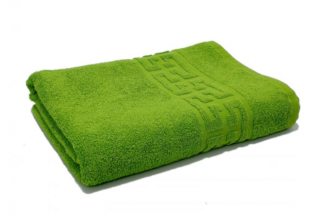 Prosop de baie 70x130 cm, bumbac, densitate 500 g/mp, Verde [1]